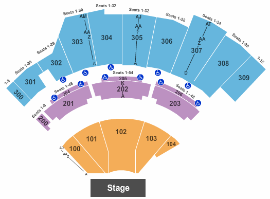 The Wharf Amphitheatre Nate Bargatze Seating Chart